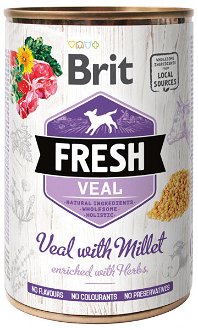 Brit Fresh Veal with Millet 400 g 2