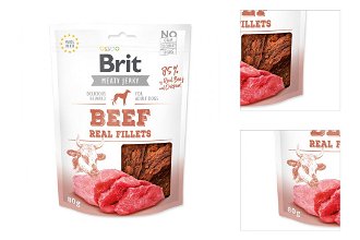 Brit Jerky Beef Fillets 80g 3