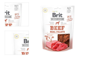 Brit Jerky Beef Fillets 80g 4