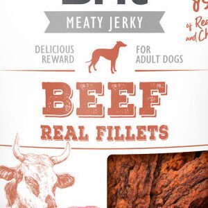 Brit Jerky Beef Fillets 80g 5