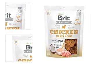 Brit Jerky Chicken with Insect Meaty Coins 200g 4