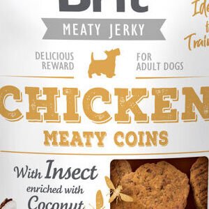 Brit Jerky Chicken with Insect Meaty Coins 200g 5
