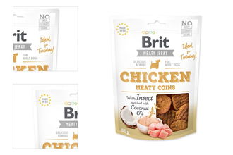 Brit Jerky Chicken with Insect Meaty Coins 80g 4