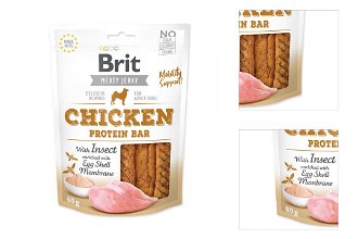 Brit Jerky Chicken with Insect Protein Bar 80g 3