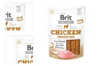 Brit Jerky Chicken with Insect Protein Bar 80g 4