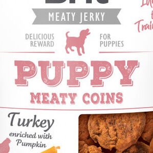 Brit Jerky Puppy Turkey Meaty Coins 80g 5