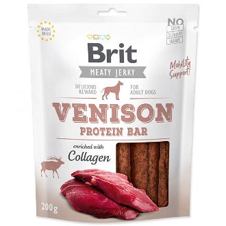 Brit Jerky Venison Protein Bar 200g 2