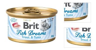 Brit konzerva pstruh a tuniak 80 g 3