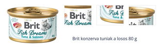 Brit konzerva tuniak a losos 80 g 1