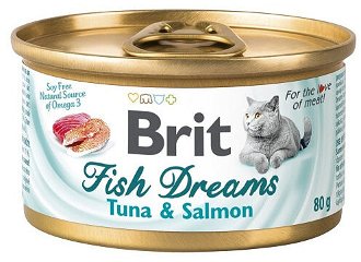 Brit konzerva tuniak a losos 80 g