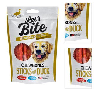 Brit Let´s Bite Chewbones Sticks with Duck 300g 3