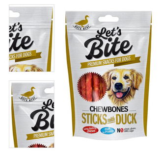 Brit Let´s Bite Chewbones Sticks with Duck 300g 4