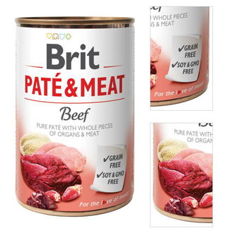 Brit Pate a Meat hovadzie 400g 3