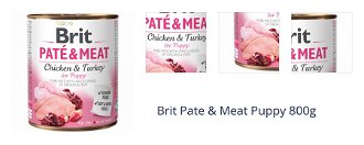 Brit Pate & Meat Puppy 800g 1