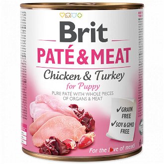 Brit Pate & Meat Puppy 800g 2