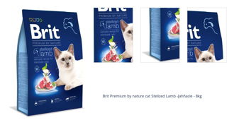 Brit Premium by nature cat Sterilized Lamb -Jahňacie - 8kg 1