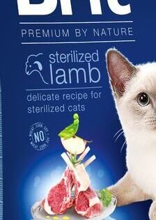 Brit Premium by nature cat Stelized Lamb -Jahňacie - 8kg 5