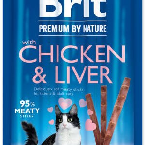 Brit Premium by Nature Cat Tyčinky Sticks with Chicken & Liver 3 ks 5