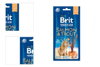 Brit Premium by Nature Cat Tyčinky Sticks with Salmon & Trout 3 ks 4