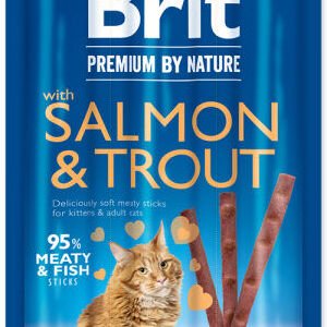Brit Premium by Nature Cat Tyčinky Sticks with Salmon & Trout 3 ks 5