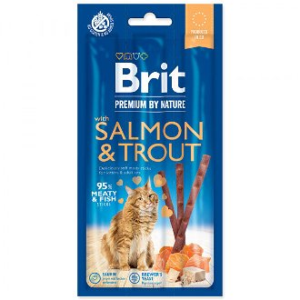 Brit Premium by Nature Cat Tyčinky Sticks with Salmon & Trout 3 ks 2