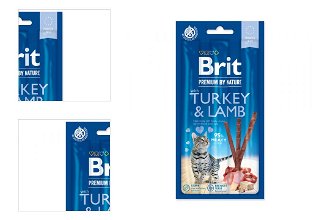 Brit Premium by Nature Cat tyčinky Sticks with Turkey & Lamb 3 ks 4