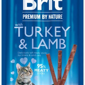 Brit Premium by Nature Cat tyčinky Sticks with Turkey & Lamb 3 ks 5