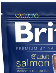 Brit Premium by Nature granuly Adult losos 300 g 6