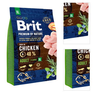 Brit Premium by Nature granuly Adult XL kura 3 kg 3