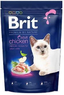 Brit Premium by Nature granuly Cat Adult kura 1,5 kg