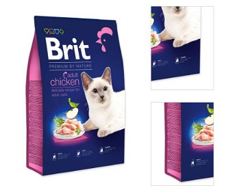 Brit Premium by Nature granuly Cat Adult kura 8 kg 3