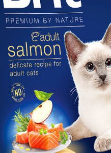 Brit Premium by Nature granuly Cat Adult losos 8 kg 5