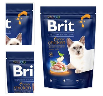 Brit Premium by Nature granuly Cat Indoor kura 1,5 kg 4