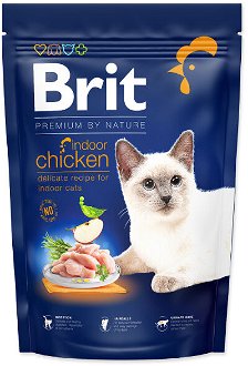 Brit Premium by Nature granuly Cat Indoor kura 1,5 kg 2