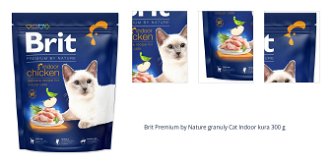 Brit Premium by Nature granuly Cat Indoor kura 300 g 1