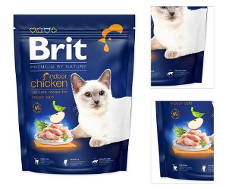 Brit Premium by Nature granuly Cat Indoor kura 300 g 3