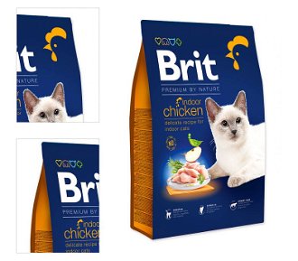 Brit Premium by Nature granuly Cat Indoor kura 8 kg 4