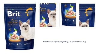 Brit Premium by Nature granuly Cat Indoor kura 800 g 1
