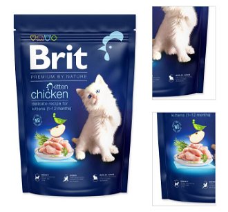 Brit Premium by Nature granuly Cat Kitten kura 1,5 kg 3