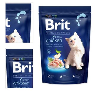 Brit Premium by Nature granuly Cat Kitten kura 1,5 kg 4