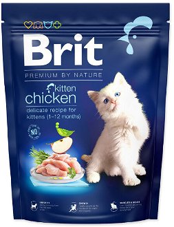 Brit Premium by Nature granuly Cat Kitten Kura 300 g 2