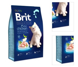 Brit Premium by Nature granuly Cat Kitten kura 8 kg 3