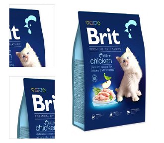 Brit Premium by Nature granuly Cat Kitten kura 8 kg 4