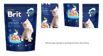 Brit Premium by Nature granuly Cat Kitten Kura 800 g 1