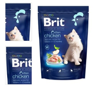 Brit Premium by Nature granuly Cat Kitten Kura 800 g 4