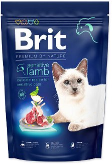 Brit Premium by Nature granuly Cat Sensitive jahňa 1,5 kg