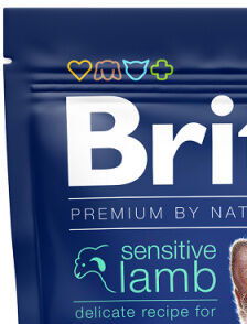 Brit Premium by Nature granuly Cat Sensitive jahňa 300 g 6