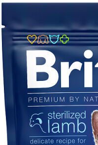 Brit Premium by Nature granuly Cat Sterilized jahňa 1,5 kg 6