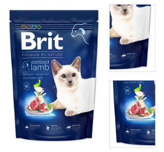 Brit Premium by Nature granuly Cat Sterilized jahňa 1,5 kg 3