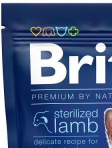 Brit Premium by Nature granuly Cat Sterilized jahňa 300 g 6